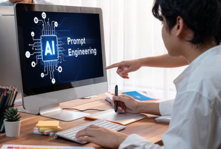 Person learning prompt engineering