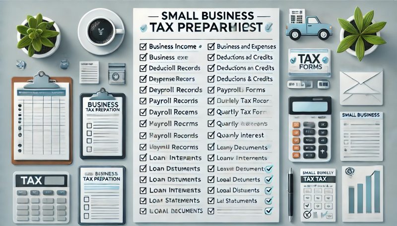 Small business tax prep checklist